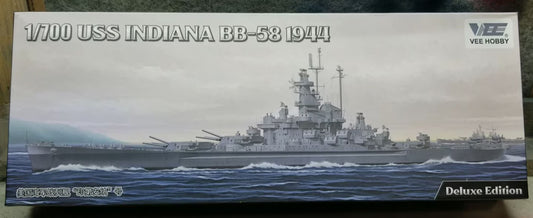 VEE HOBBY E57006 1/700 U.S. Navy Battleship INDIANA BB-58 1944 Deluxe Edirion