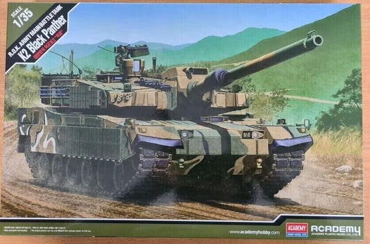 Academy AC13518 1/35 R.O.K. ARMY K2 Black Panther Tank Model Kit Presale