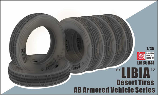 Heavy&Lanmo LM35041 1/35 AB Armored Vehicle Series"LIBIA¡±Desert Tires "3D Print¡± Presale