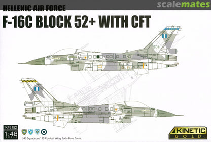 KINETIC 48152 1/48 Hellenic Air Force F-16C Block 52+WITH CFT Limited Edition