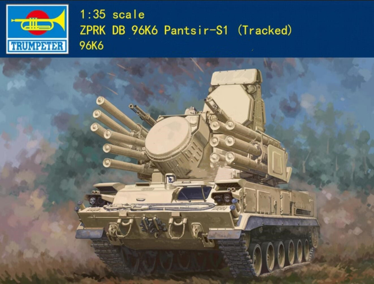Trumpeter 01093 1/35 ZPRK DB 96K6 Pantsir-S1 (Tracked) Plastic Model Armor Kit