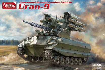 1/35 URAN-9 Russian Unmanned Ground Combat Vehicle Reloaded Ver. | Amusing 35A073