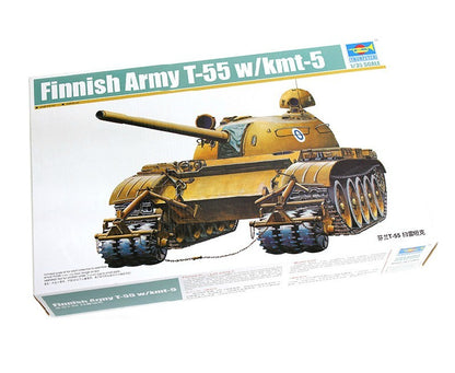 Trumpeter 1/35 00341 Finnish Army T-55 Tank Model with KMT-5