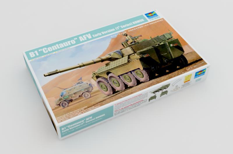 Trumpeter 1/35 01563 B1 "Centauro" AFV Early Version (1st Series) w/ROMOR
