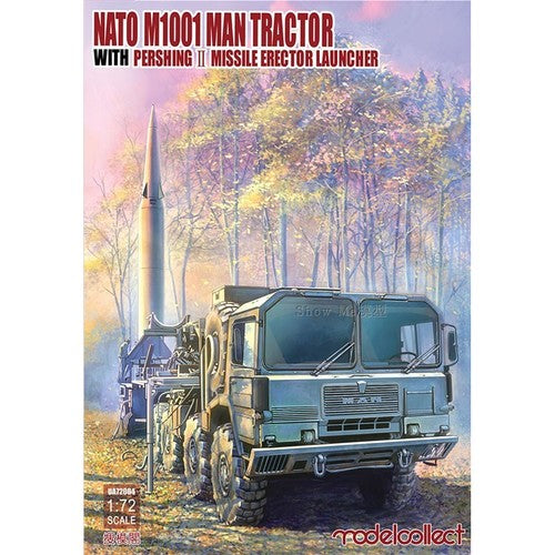 Model Collect 1/72 UA72084 NATO M1001 Man Tractor w/Pershing II Missile Launcher