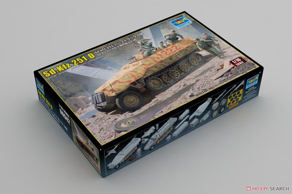 TRUMPETER 00942 1/16 Scale Sd.Kfz 251 D Plastic Model Kit