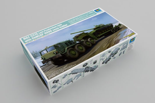 Trumpeter 01065 1/35 MAZ-18.9oz Late Production Type with ChMZAP-9990 Semi 2019