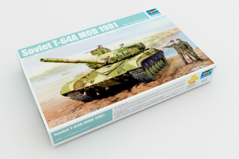 Trumpeter 1/35 01579 Soviet T-64A Mod.1981 assembly model