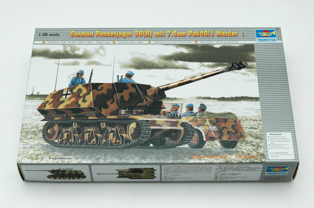 Trumpeter 1/35 00354 German Panzerjager 39(H) w/PAK 40