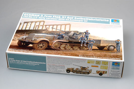 Trumpeter 1/35 3.7cm 01525 Flak 37 Sd.Kfz.7/2 Early
