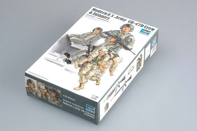 Trumpeter 1/35 00415 U.S. Army CH-47D Crew & Infantry Rare