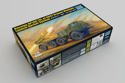 Trumpeter 01026 1/35 Soviet 9P140 TEL of 9K57 Uragan Multiple Launch Rocket