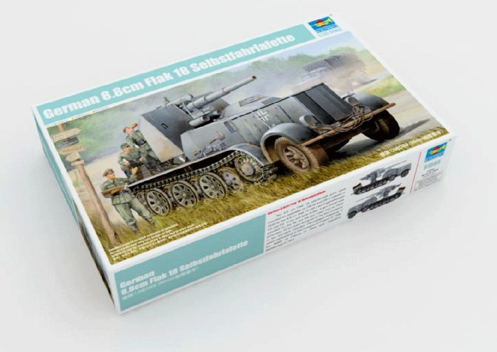 Trumpeter 1/35 01585 German 8.8cm Flak 18 Selbstfahrlafette