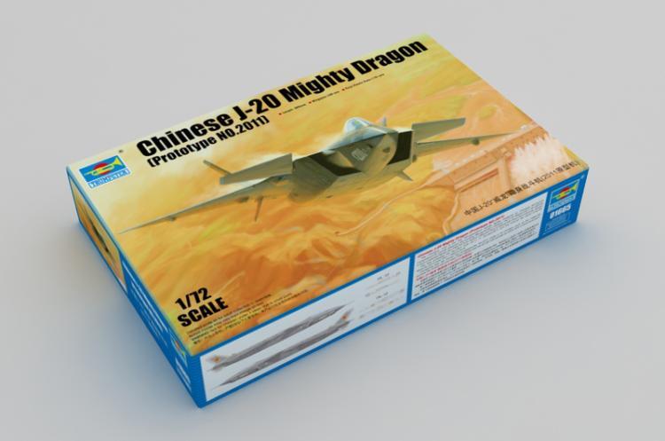 Trumpeter 1/72 01665 PLAAF J-20 "Mighty Dragon" Prototype No.2011