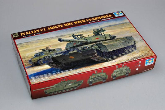 Trumpeter 1/35 00394 Italian C1 Ariete with Uparmored tank model kit