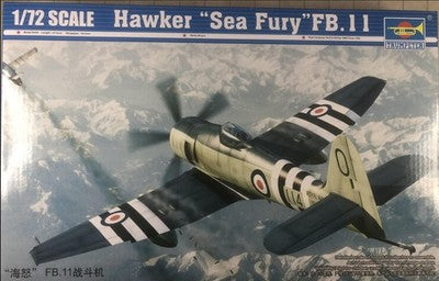 Trumpeter 1/72 Scale 01631 Hawker "Sea Fury" FB.11 Plastic Assembly Model Kit