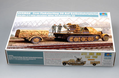 Trumpeter 1/35 01524 Flakvierling 38 Sd.Kfz.7/1 Late