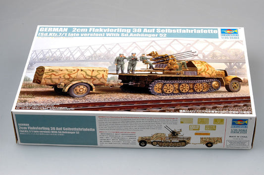 Trumpeter 1/35 01524 Flakvierling 38 Sd.Kfz.7/1 Late
