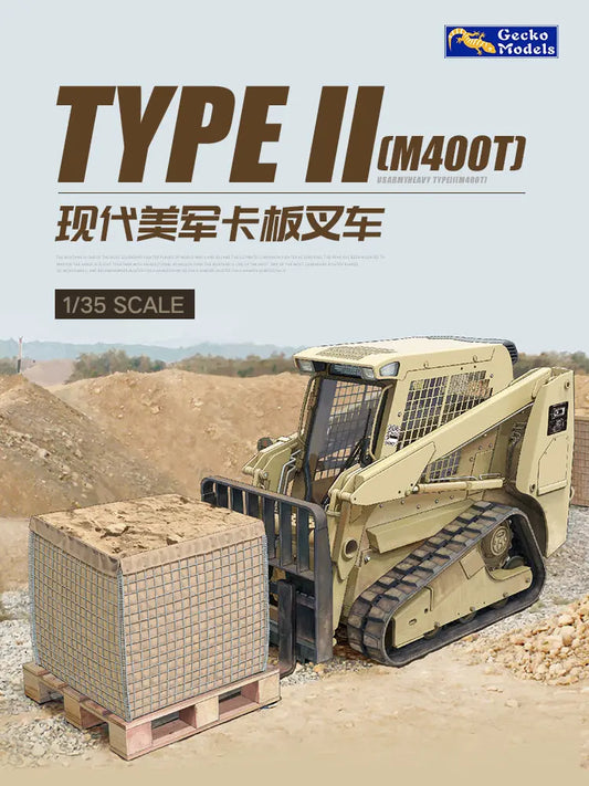 Gecko Models 35GM0030 1/35 US Army Heavy Type II (M400T) Pallet Forklift Model ModelHive