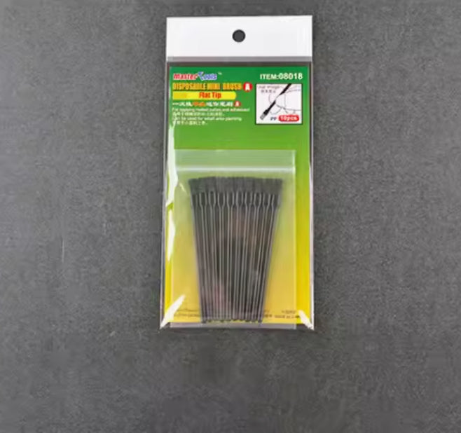 Trumpeter 08018 Disposable Mini Flat Brush*10
