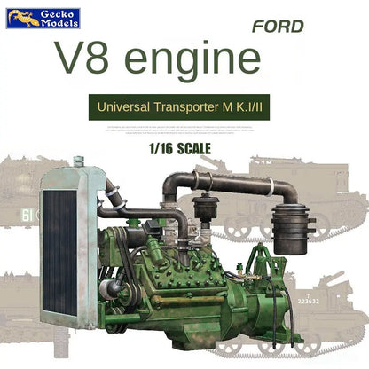 Gecko Models 16GM0017 1/16 Universal Carrier Mk.I & II V8 Engine ModelHive