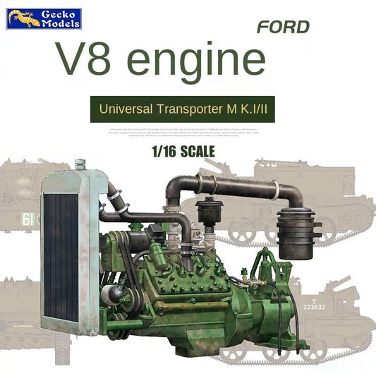 Gecko Models 16GM0017 1/16 Universal Carrier Mk.I & II V8 Engine ModelHive