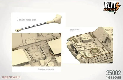 TAKOM 35002 1/35 Germany Jagdpanther G2 (Sd.Kfz.173) Tank Destroyer Model Kit