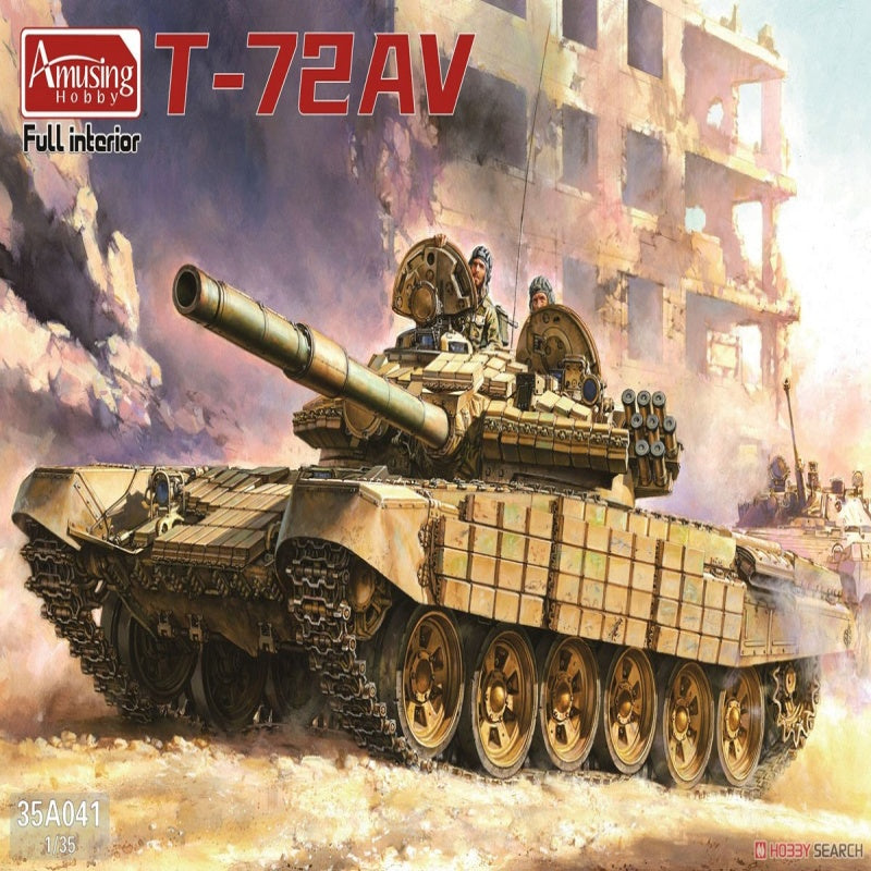 Amusing 35A041 1/35 Scale T-72AV Full interior Plastic model kit