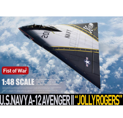 Collect UA48006 1/48 U'S.NAVY A-12 AVENGER II¡°JOLLY ROGERS¡± Limited Edition Kit