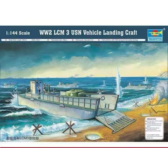 Trumpeter 00102 1/144 LCM-3 Vehicle Landing Craft