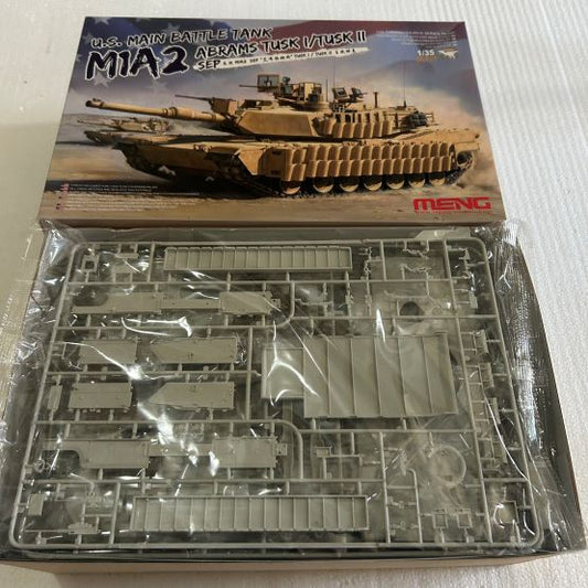 Meng Model 1/35 TS-026 U.S. Main Battle Tank M1A2 SEP Abrams Tusk I/Tusk II