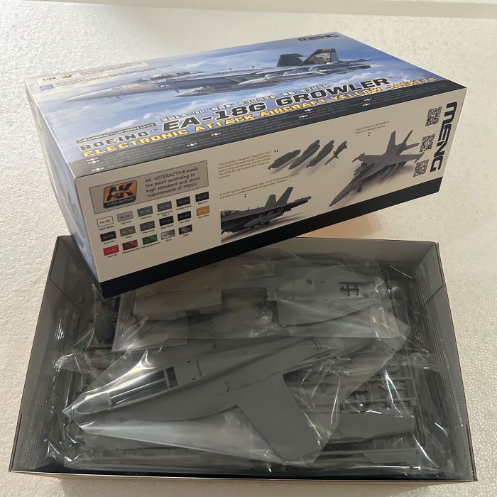 EA-18G GROWLER Electronic Attack Aircraft 1/48 Model Kit | MENG LS-019 - ModelHives