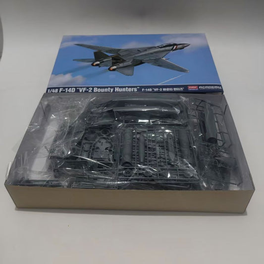 Academy AC12370 1/48 F-14D Super Tomcat `VF-2 Bounty Hunters` Airplane Model Kit