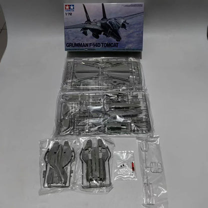Grumman F-14D Tomcat Fighter Aircraft 1/72 Airplane Model Kit | Tamiya TA60795 - ModelHives