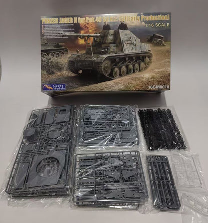 Discover the Gecko Models 16GM0010 1/16 PANZER JAGER II Tank Model Kit. Low Stock - order now to secure yours before it's gone!