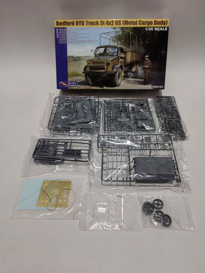 Gecko 35GM0155 1/35 Bedford OYD Truck 3t 4x2 GS (Metal Cargo Body)Model Kit