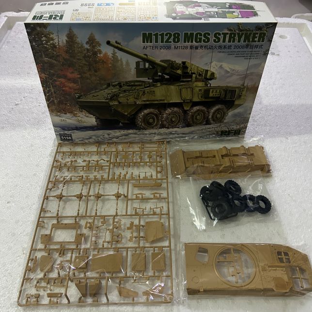 M1128 MGS STRYKER After 2008 Tank Model Kit | RYE FIELD 5158 1/35