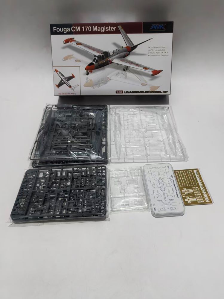 Fouga CM.170 Magister Airplane Model Kit | AMK 88004 1/48