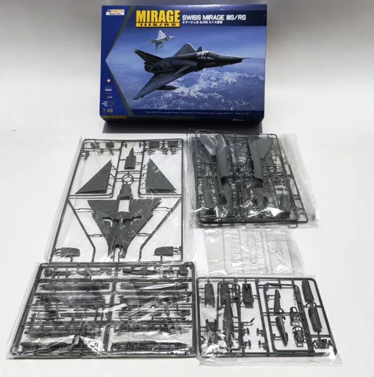 KINETIC K48058 1/48 Swiss Mirage IIIS/RS Airplane Model Kit