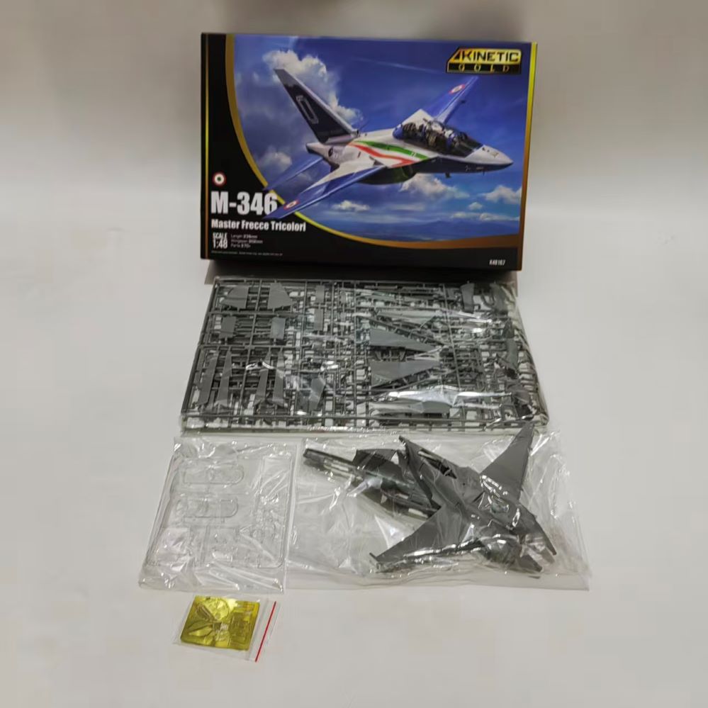 Build your own M-346 Frecce Tricolori model with Kinetic's 1/48 scale kit.