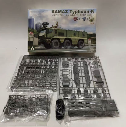 TAKOM 2173 1/35 KAMAZ Typhoon-K W/RP-377VM1 & Arbalet-DM RCWS Module 2 IN 1