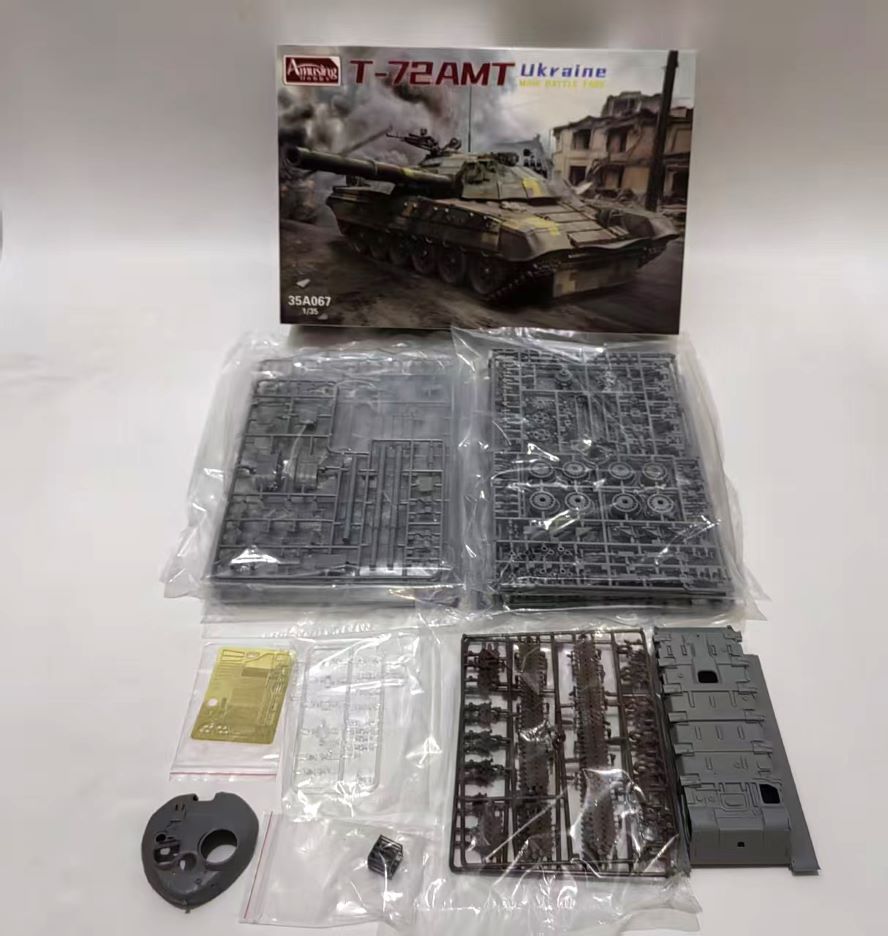 Build the T-72AMT Ukraine 1/35 Tank Model Kit by Amusing 35A067