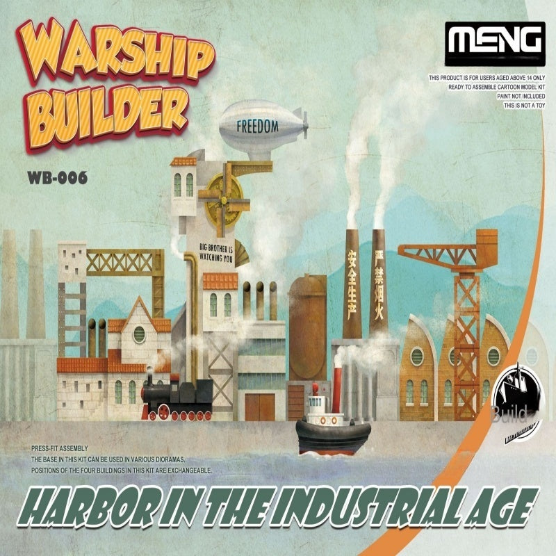 Meng WB-006 Warship Builder Harbor In The Industrial Age Model 2019 HOT