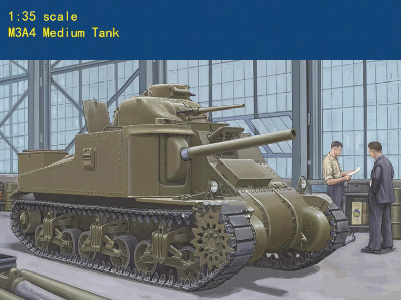 Trumpeter 63518 1/35 US M3A4 Medium Tank Model Kit