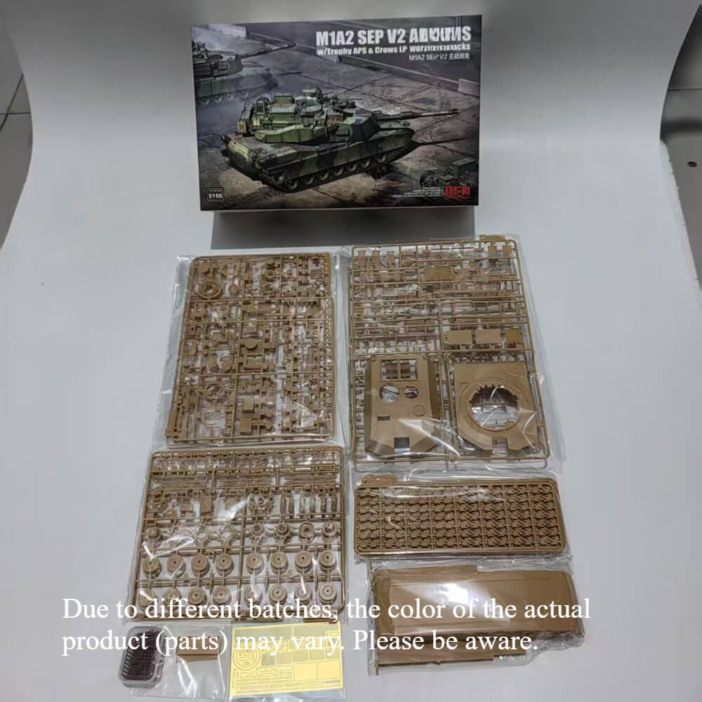 Build the M1A2 ABRAMS SEP V2 Tank Model Kit with Trophy APS & workable tracks. Perfect for history buffs and model enthusiasts alike!