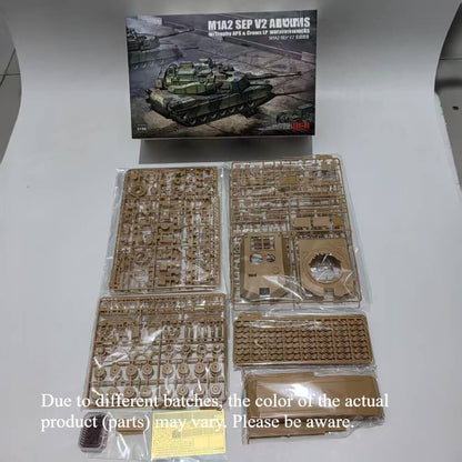 Build the M1A2 ABRAMS SEP V2 Tank Model Kit with Trophy APS & workable tracks. Perfect for history buffs and model enthusiasts alike!