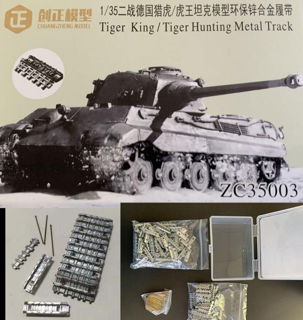 R-Model CZ35003 1/35 Tiger II King Tiger Jagdtiger Hunting Tiger Metal Tracks