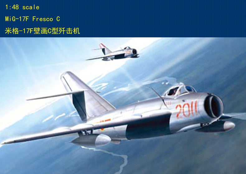 Hobby Boss 80334 1:48 - MiG-17F Fresco C Aircraft Kit hobbyboss