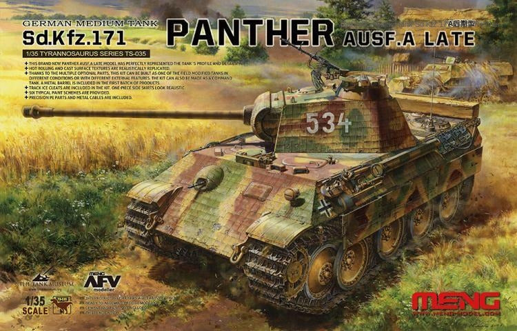 Meng TS-035 Model 1/35 Sd.Kfz.171 Panther Ausf.A Late WWII german