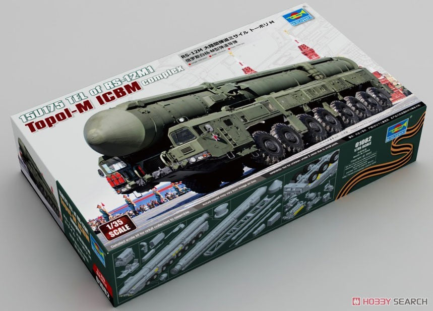 Trumpeter 01082 1/35 15U175 TEL OF RS-12M Topol-M Plastic model kit